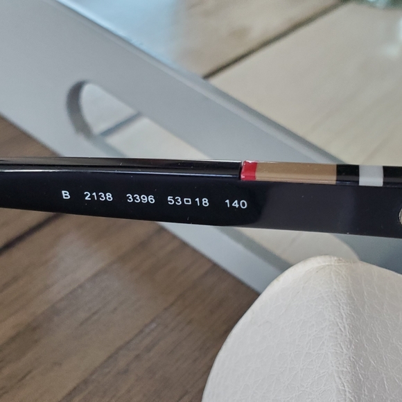 Burberry Check Unisex Eyeglass Frames - Picture 6 of 8